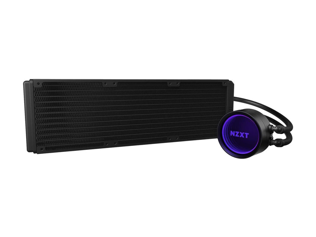 Kraken X73 360Mm - RL-KRX73-01 - AIO RGB CPU Liquid Cooler - Rotating Infinity Mirror Design - Powered by CAM V4 - RGB Connector - 3 X Aer P120 120Mm Radiator Fans LGA 1700 Compatible