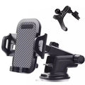 Car Phone Holder Car Dashboard Windshield Phone Holder Suction Cup Hands-Free Car Phone Holder Vent Clip Phone Holder Accessory
