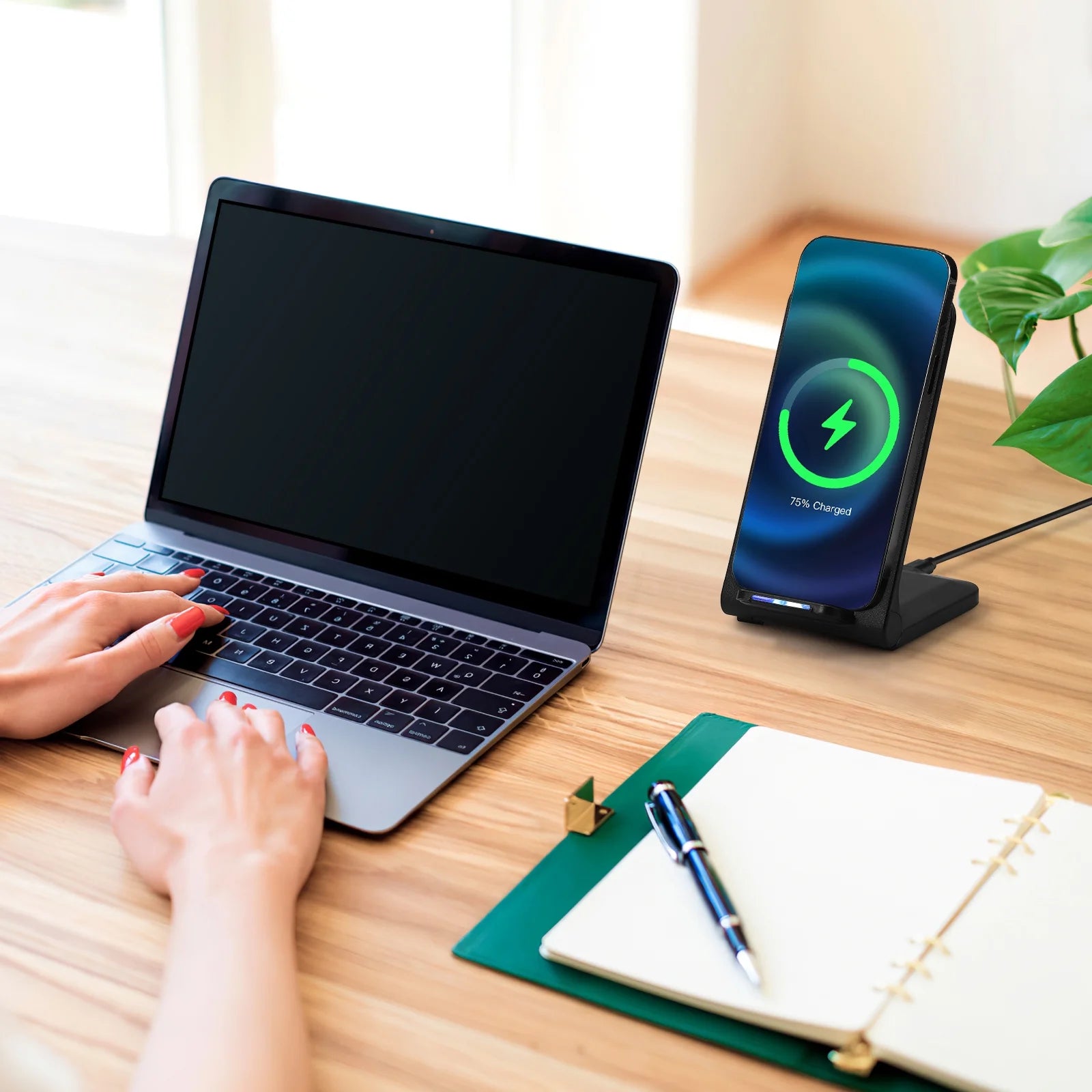 Wireless Charger 15W Mobile Phone Charging Station Wireless Phone Charger Wireless Charger Stand