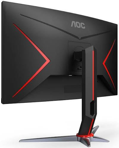 C27G2Z 27" Curved Frameless Ultra-Fast Gaming Monitor, FHD 1080P, 0.5Ms 240Hz, Freesync, 2X HDMI 2.0, 1X Display Port, Height Adjustable, Xbox PS5 Switch Ready, 3-Year Zero-Bright-Dot