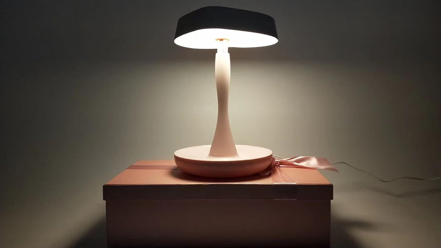 Makeup Mirror with Lights,2000 Mah LED Rechargeable Makeup Mirror,Back Ambient Light, Nice Gift for Daughter Girlfriend Wife Sister,Red