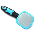 Dog & Cat Grooming Brush - Slicker Shedding Tool (Blue)